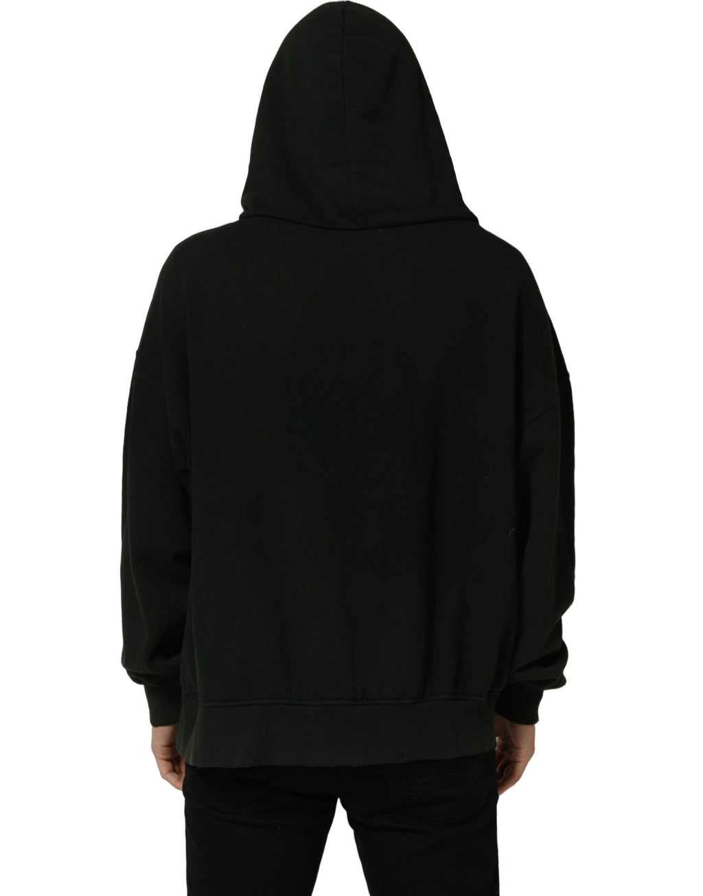 Black DGVIB3 Hooded Sweatshirt Men Sweater