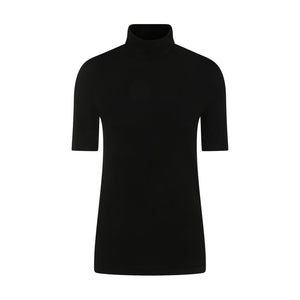 Black Synthetic T-Shirt