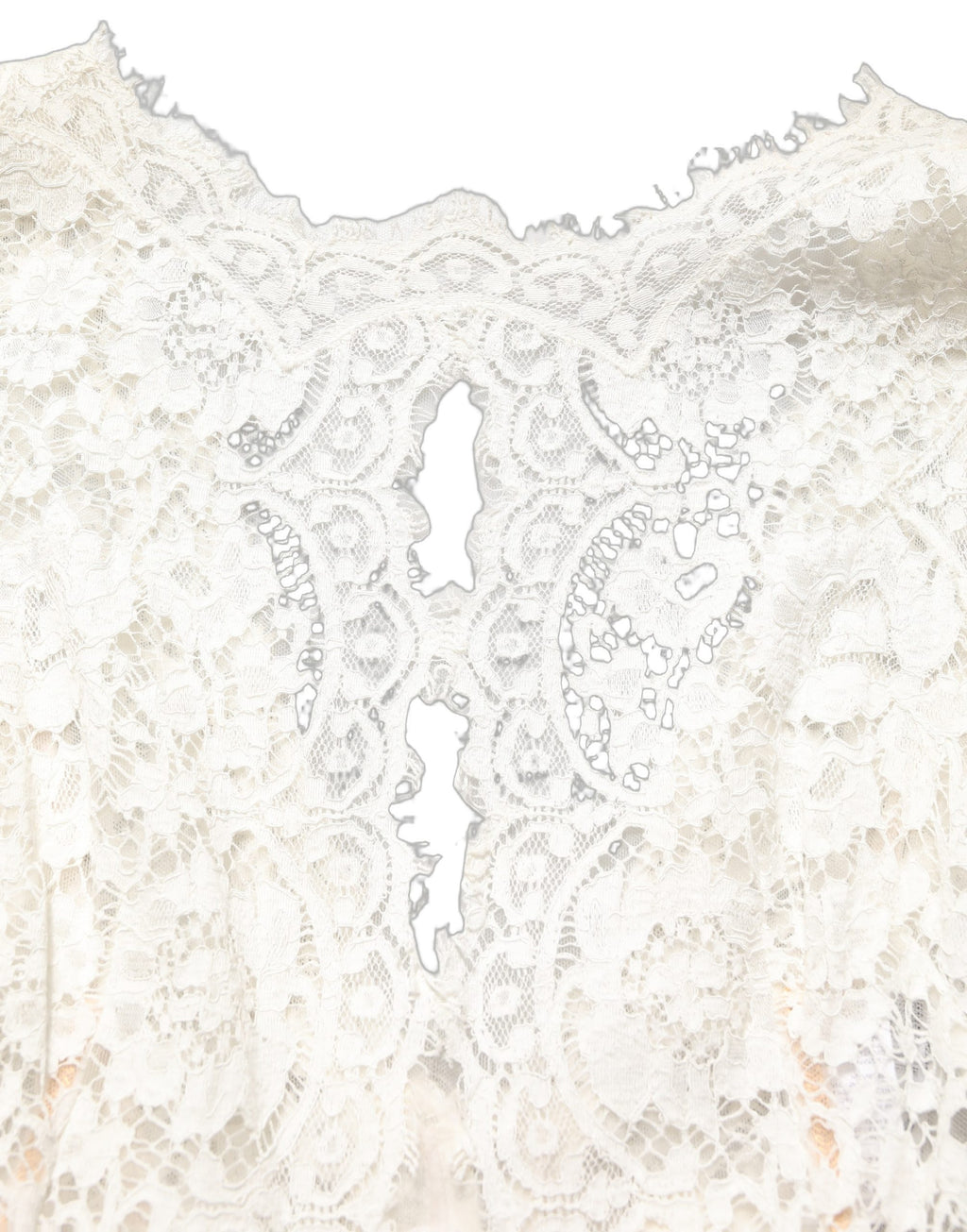 White Lace Viscose Sheath Long Gown Dress