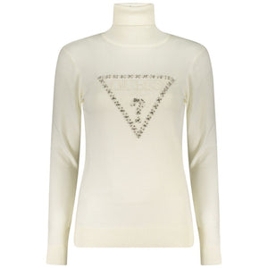 Bianco Viscosa Donna Maglia
