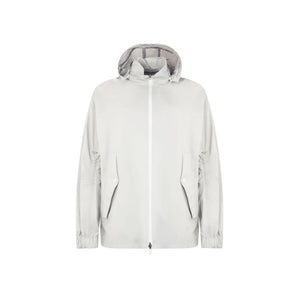 Gray Polyamide Shell Jacket