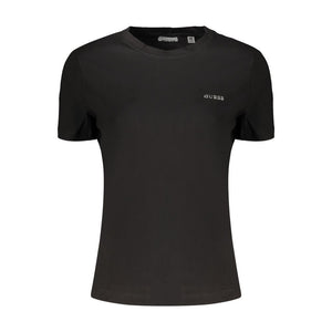 Black Cotton Women's T-Shirt