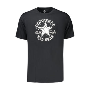 Black Cotton Men's T-Shirt