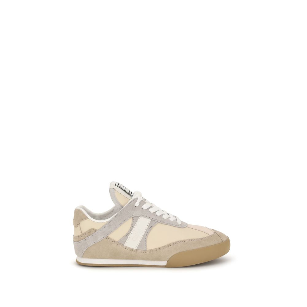 Gray Calf Leather Bos Taurus Athletic Sneakers