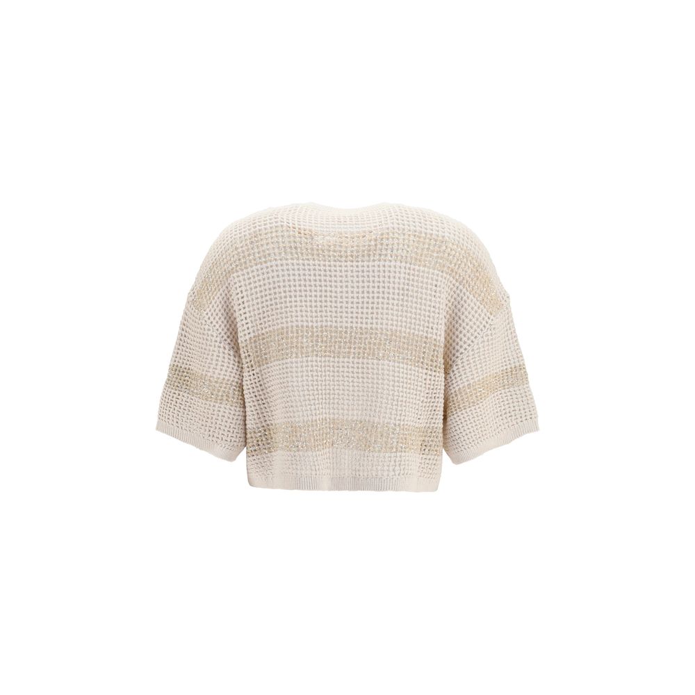 Beige Cotton Cardigan