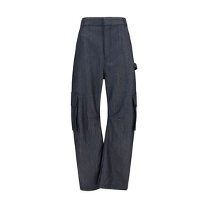 Blue Wool Oves Aries Cargo Pants