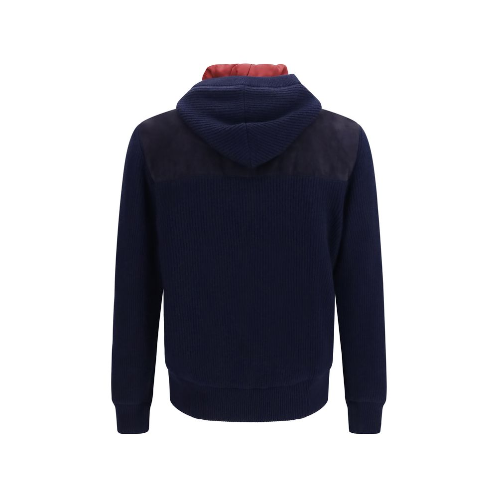 Blue Wool Oves Aries Full-Length Jacket