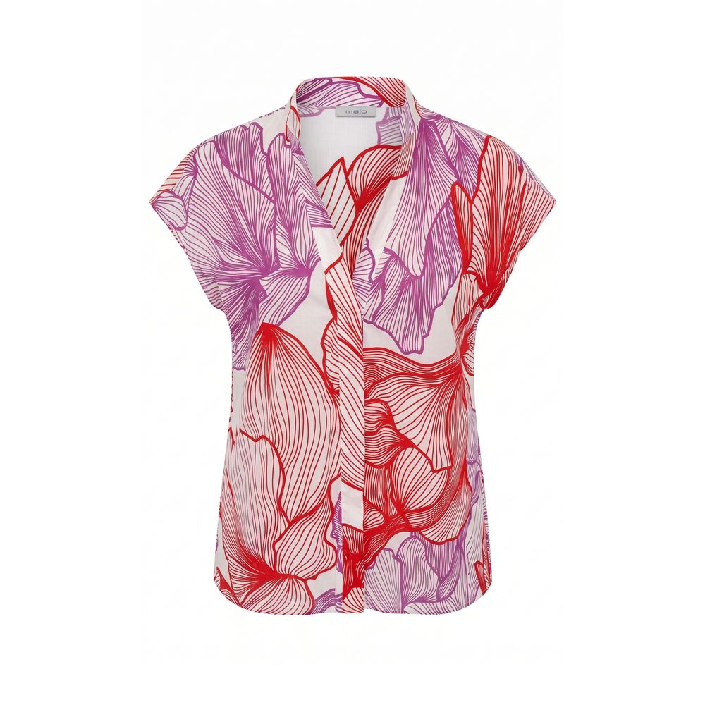 Red Cotton Women Shirt