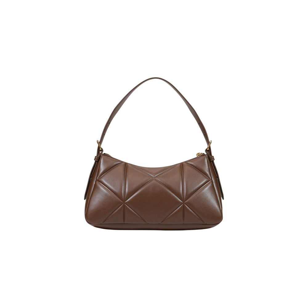 Brown Polyethylene Handbag
