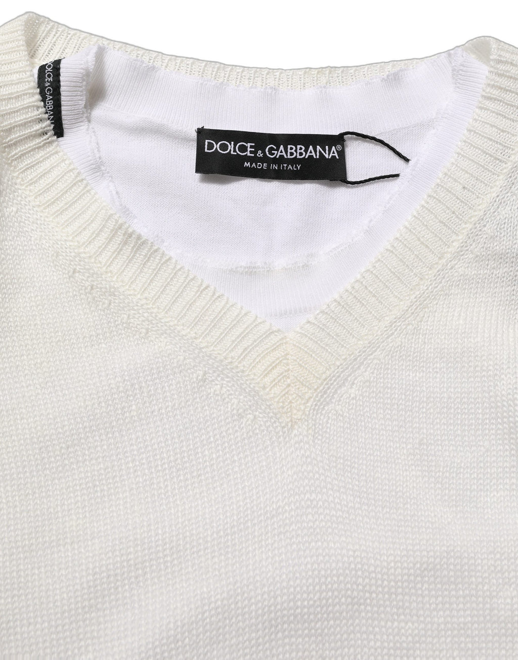 White Flax CrewNeck Layered Pullover Sweater