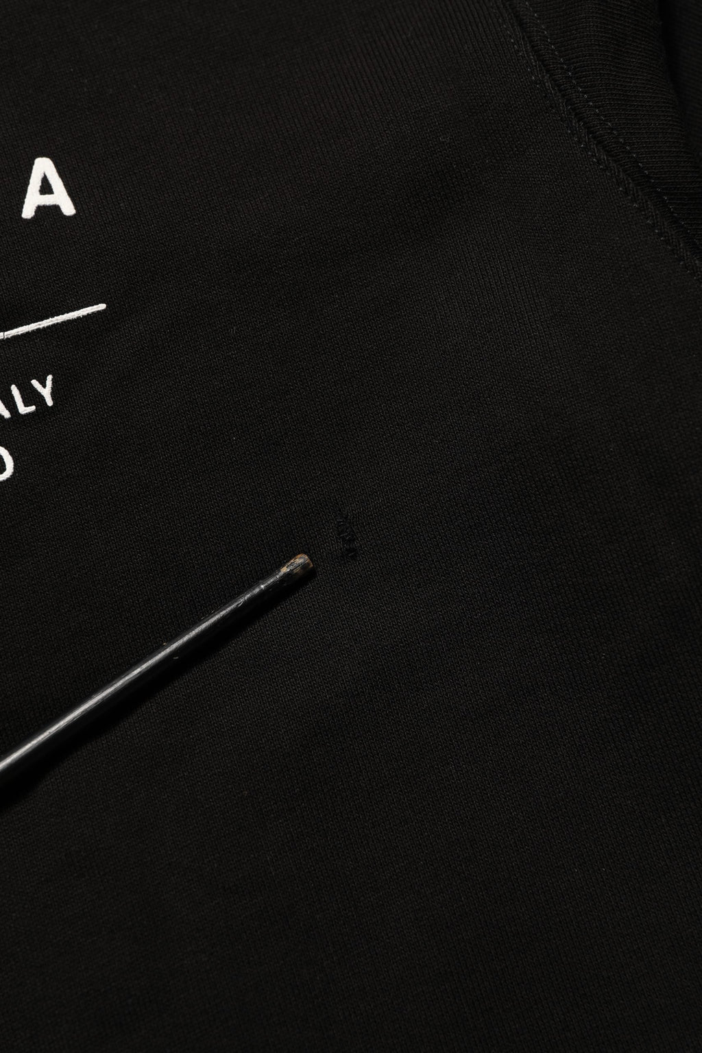 Black Cotton Logo Print Sweatshirt Sweater