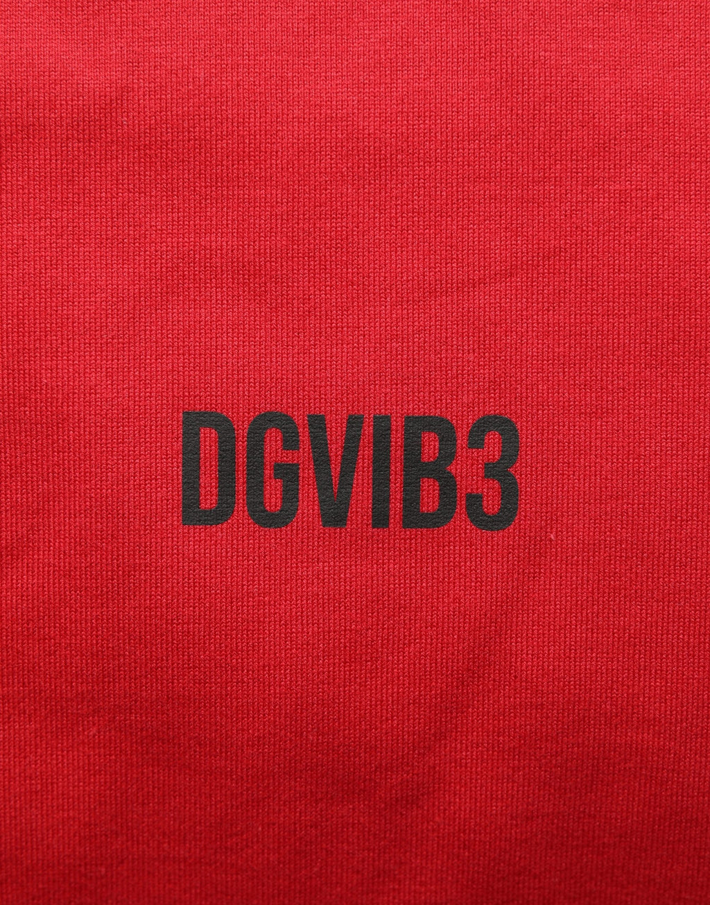 Red Cotton Graphic Print Crew Neck T-shirt
