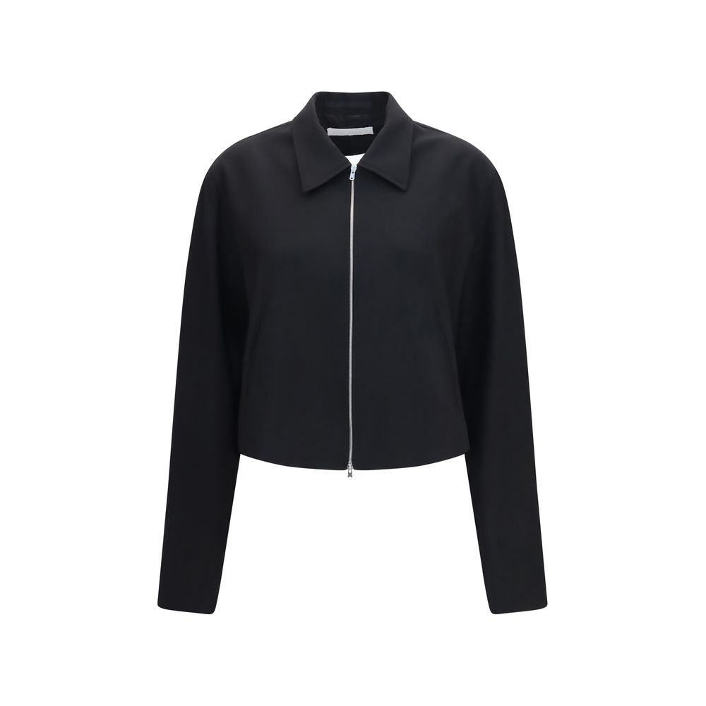 Black Wool Oves Aries Full-Length Jacket