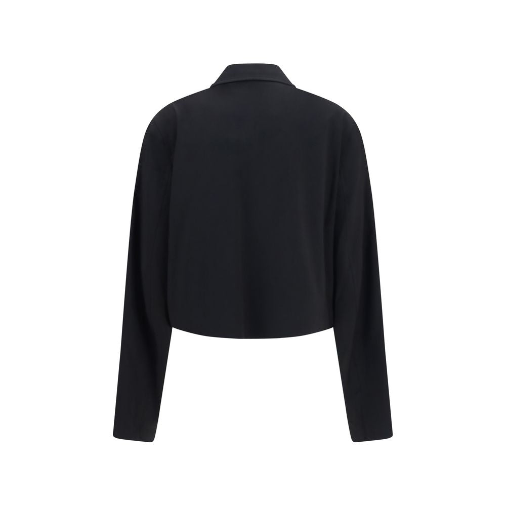 Black Wool Oves Aries Full-Length Jacket