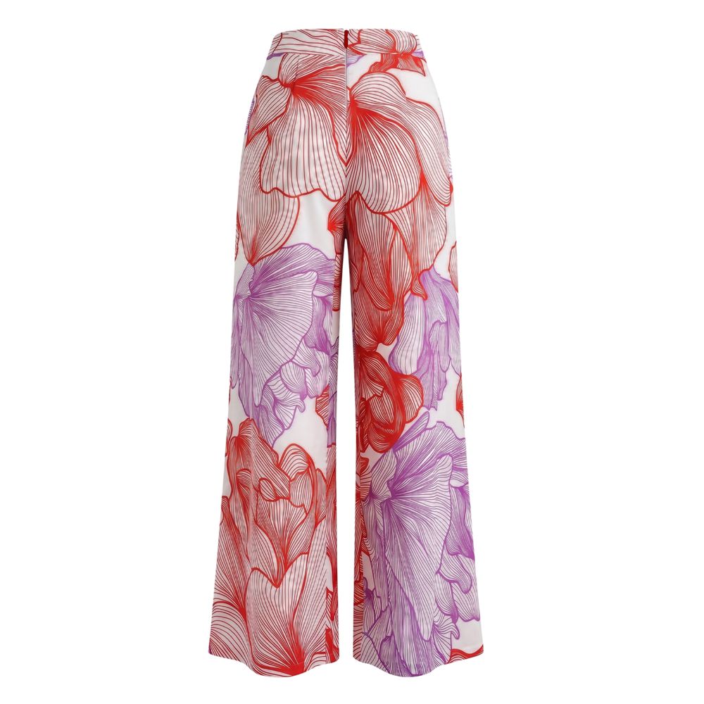Red Cotton Women Pants