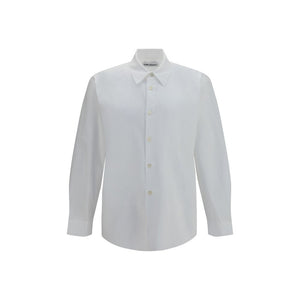 White Lyocell Dress Shirt