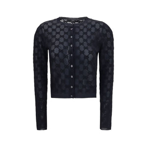 Black Viscose Cardigan