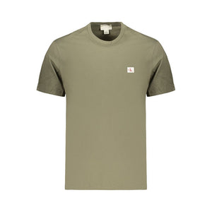 Green Cotton Men's T-Shirt