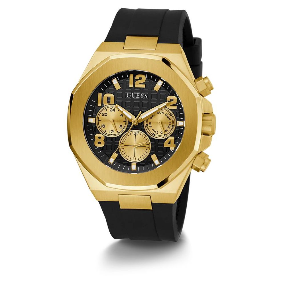 Black Synthetic Dress Watch