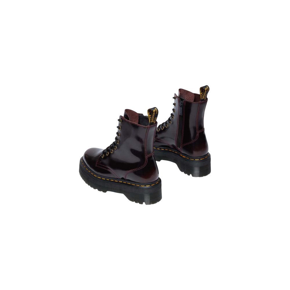 Bordeaux Leather Ankle Boots