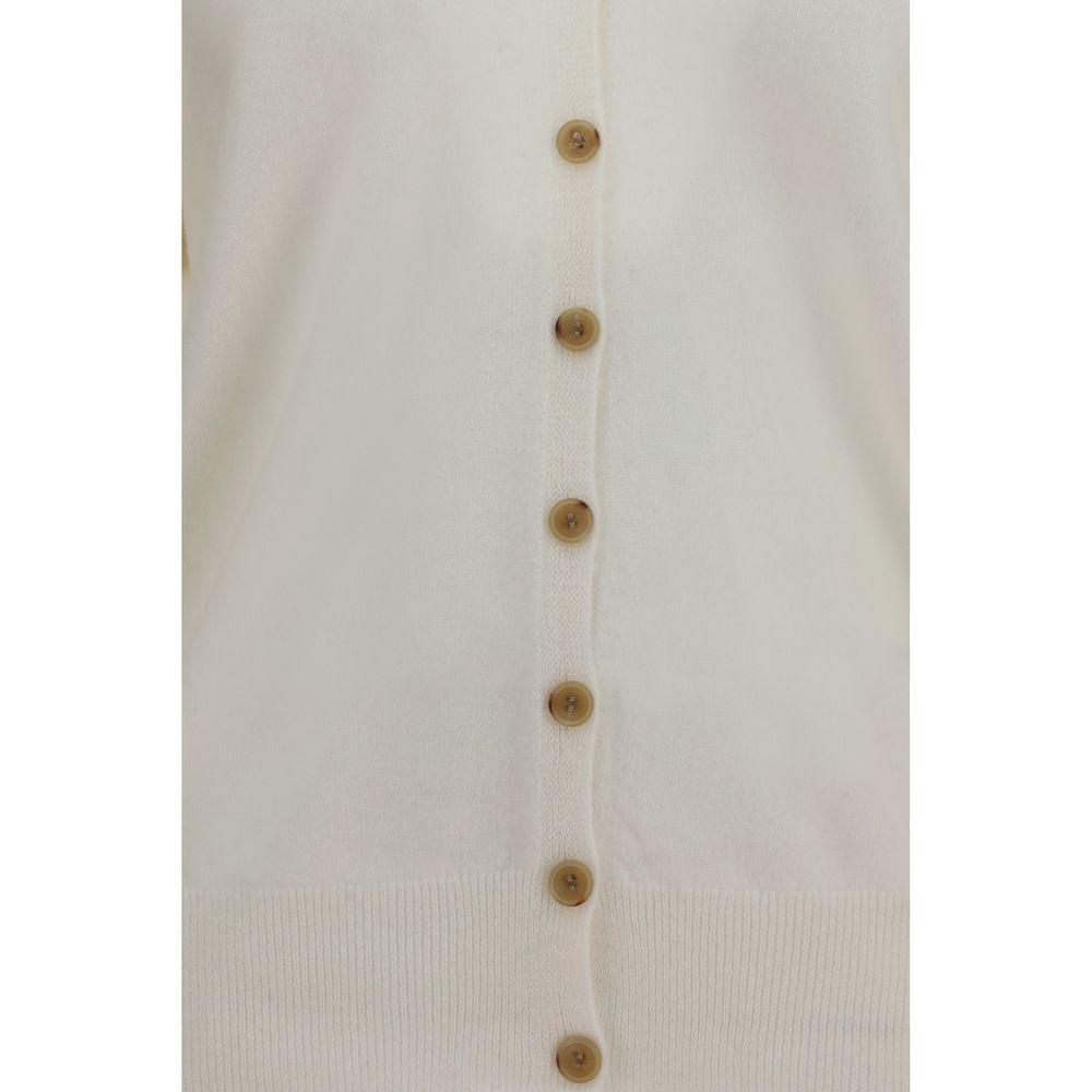 Beige Cashmere Cardigan