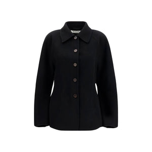 Black Wool Oves Aries Full-Length Jacket