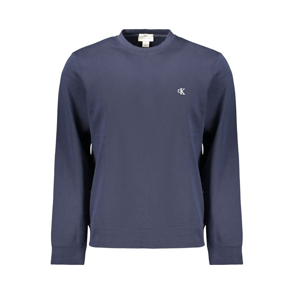 Blue Cotton Men's Sweatshirt