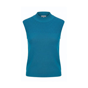 Blue Silk Women Sweater