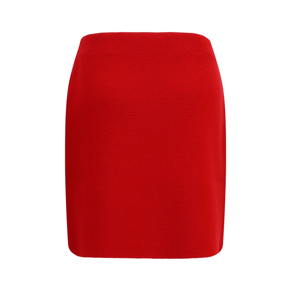 Multicolor Wool Oves Aries Mini Skirt
