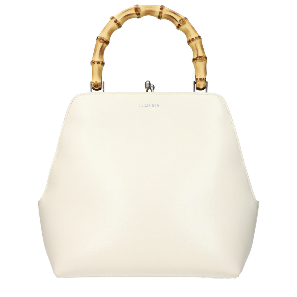 Beige Leather Handbag