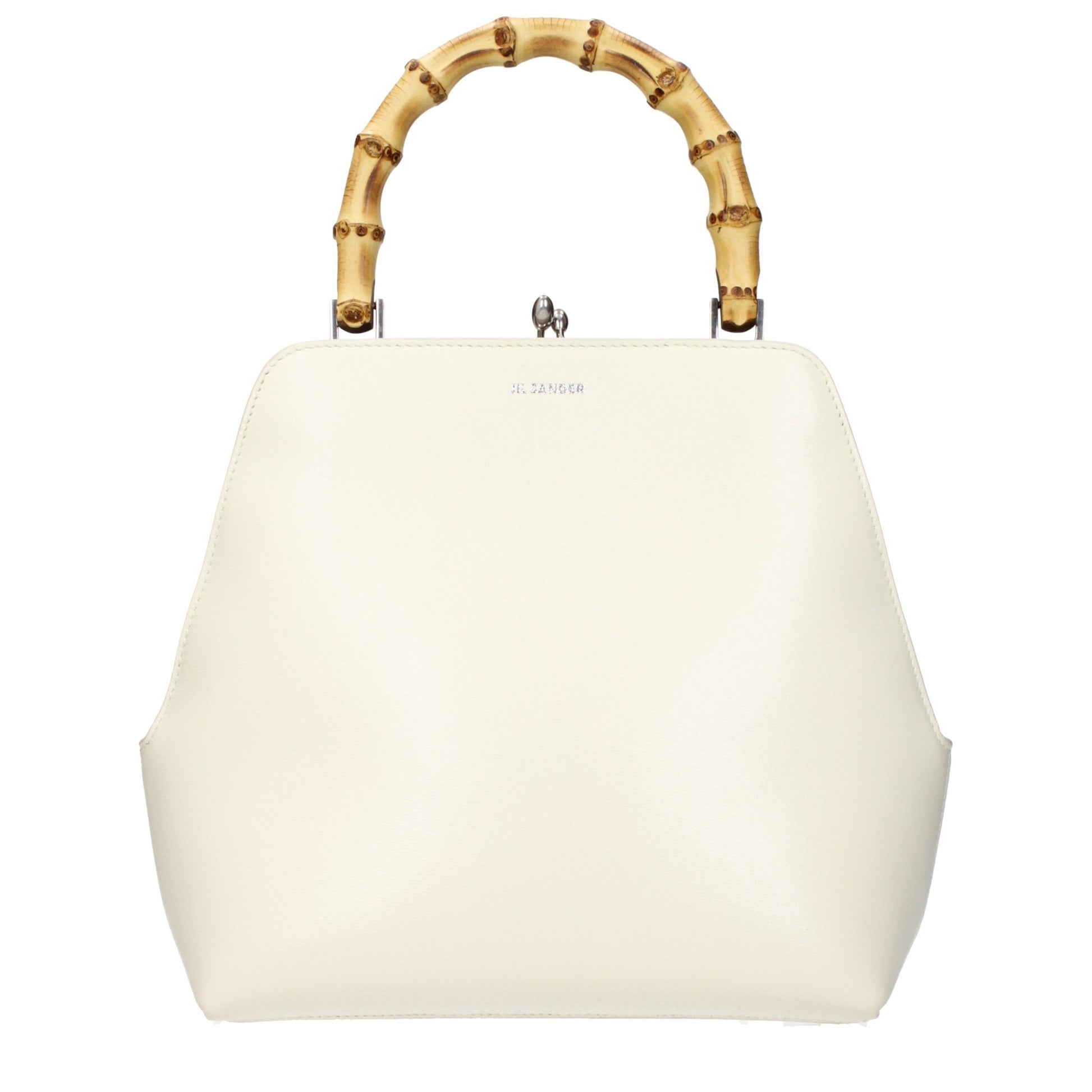 Beige Leather Handbag