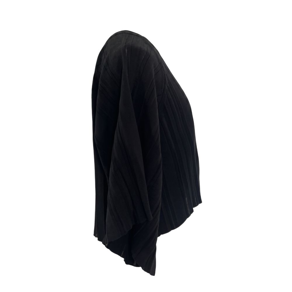 Black Cotton Women Sweater