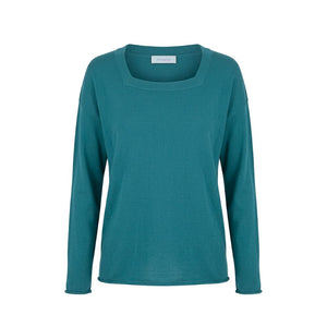 Blue Cotton Women's Sweater