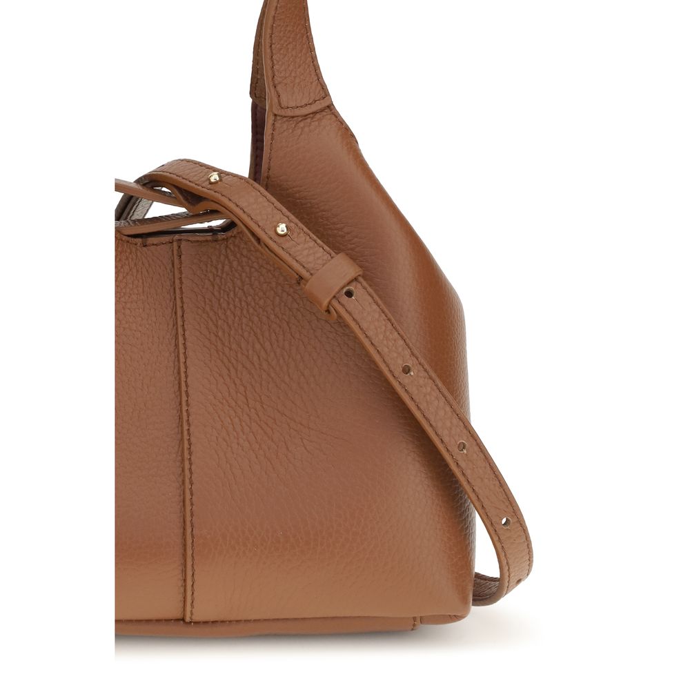 Brown Calf Leather Bos Taurus Shoulder Bag