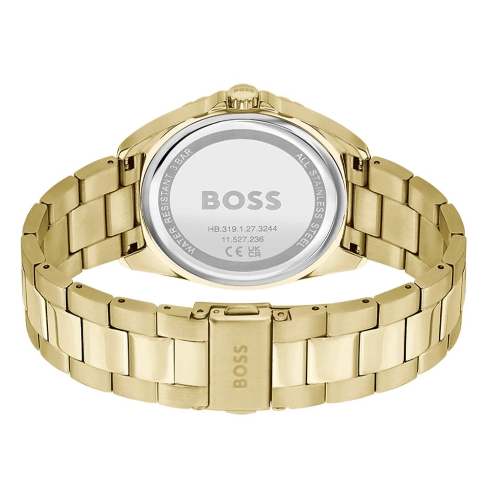 Gold Stainless Steel Dress Watch
