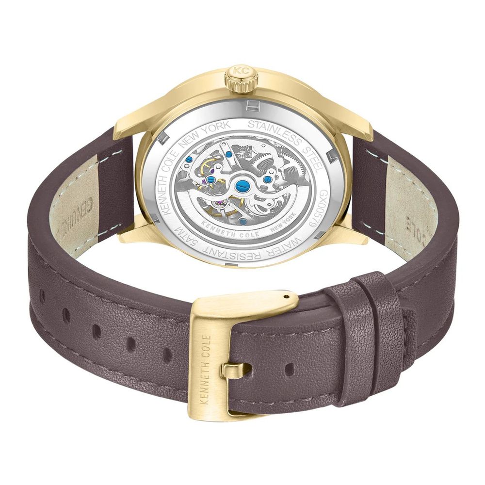 Brown Leather Dress Watch