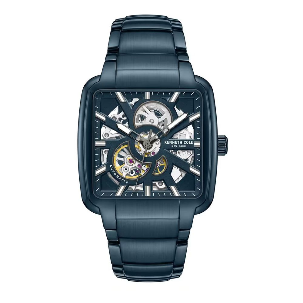 Blue Stainless Steel Bracelet Watch