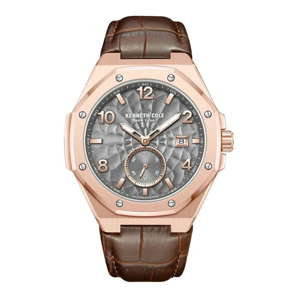 Brown Leather Dress Watch