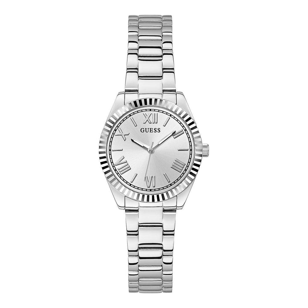 Gray Stainless Steel Dress Watch