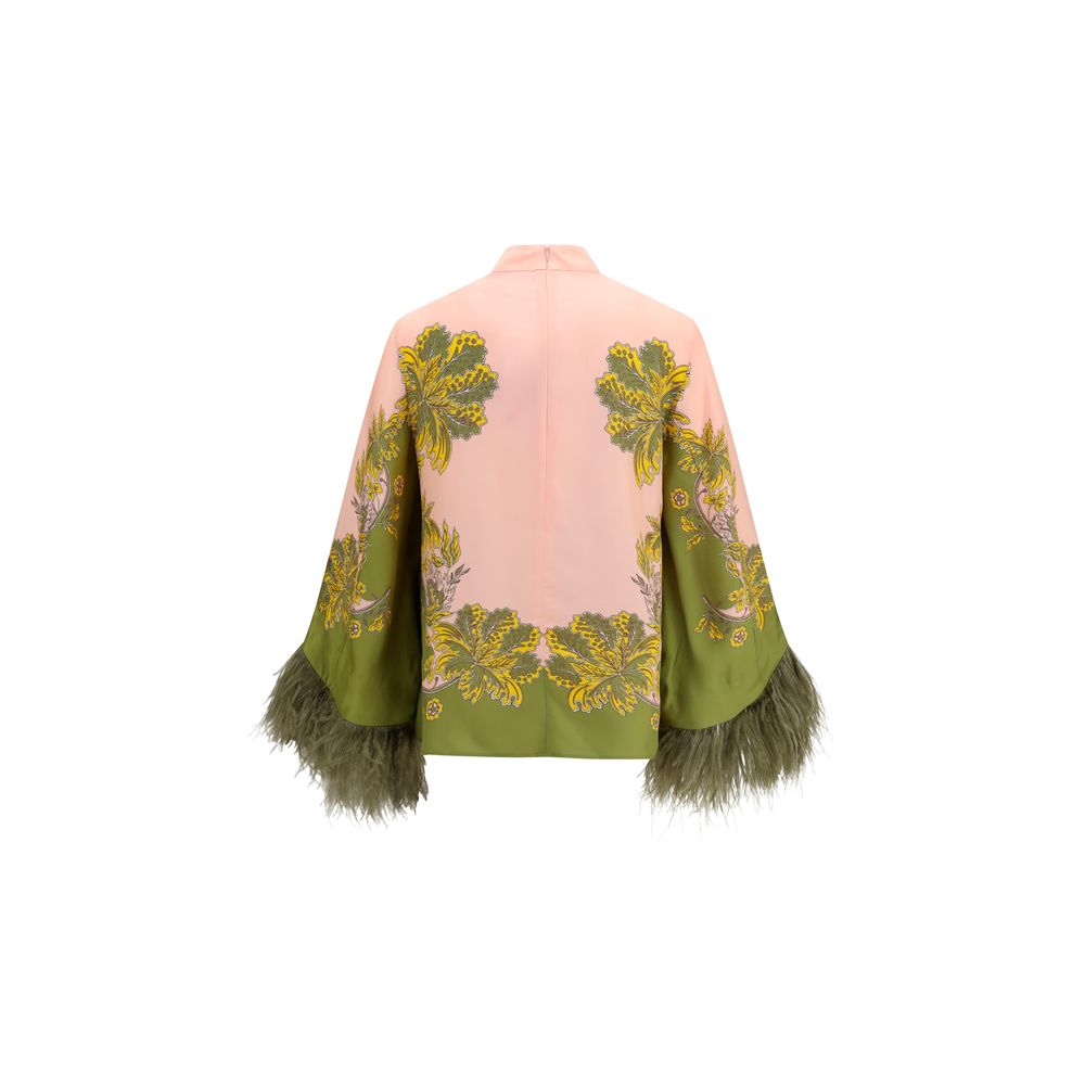 Multicolor Silk Pattern Shirt
