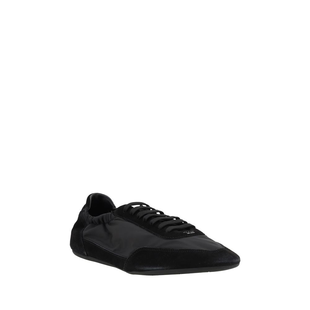 Black Recycled Polyamide Sneakers