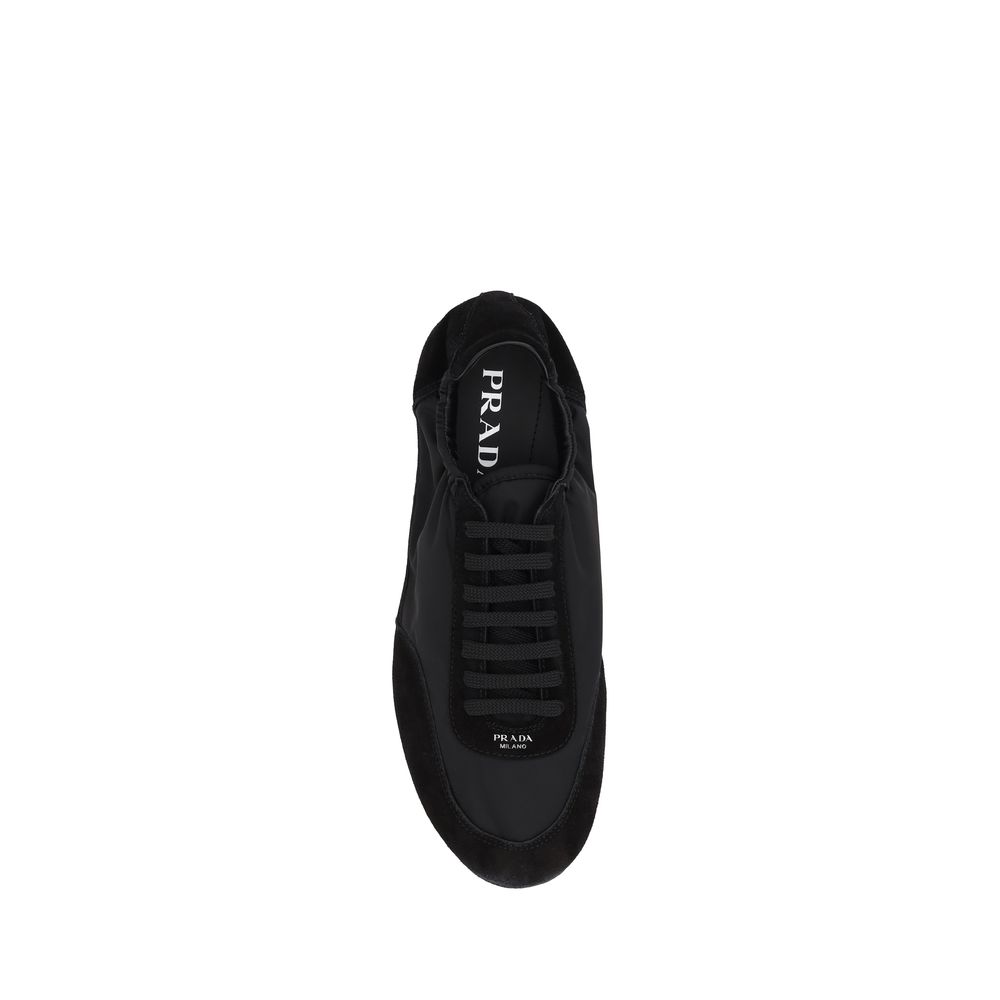 Black Recycled Polyamide Sneakers