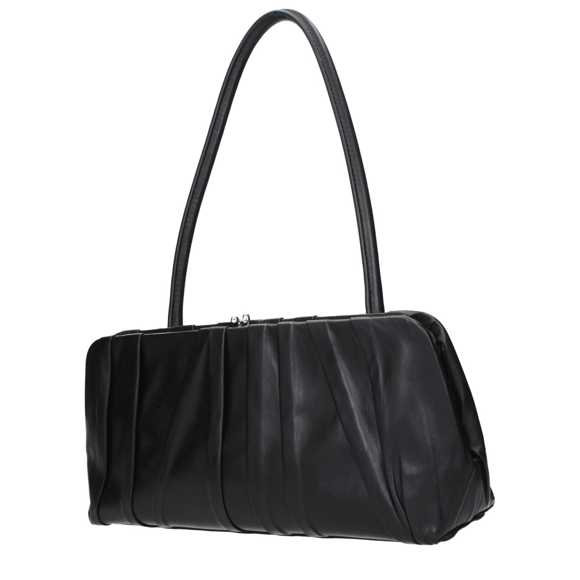 Black Leather Shoulder Bag