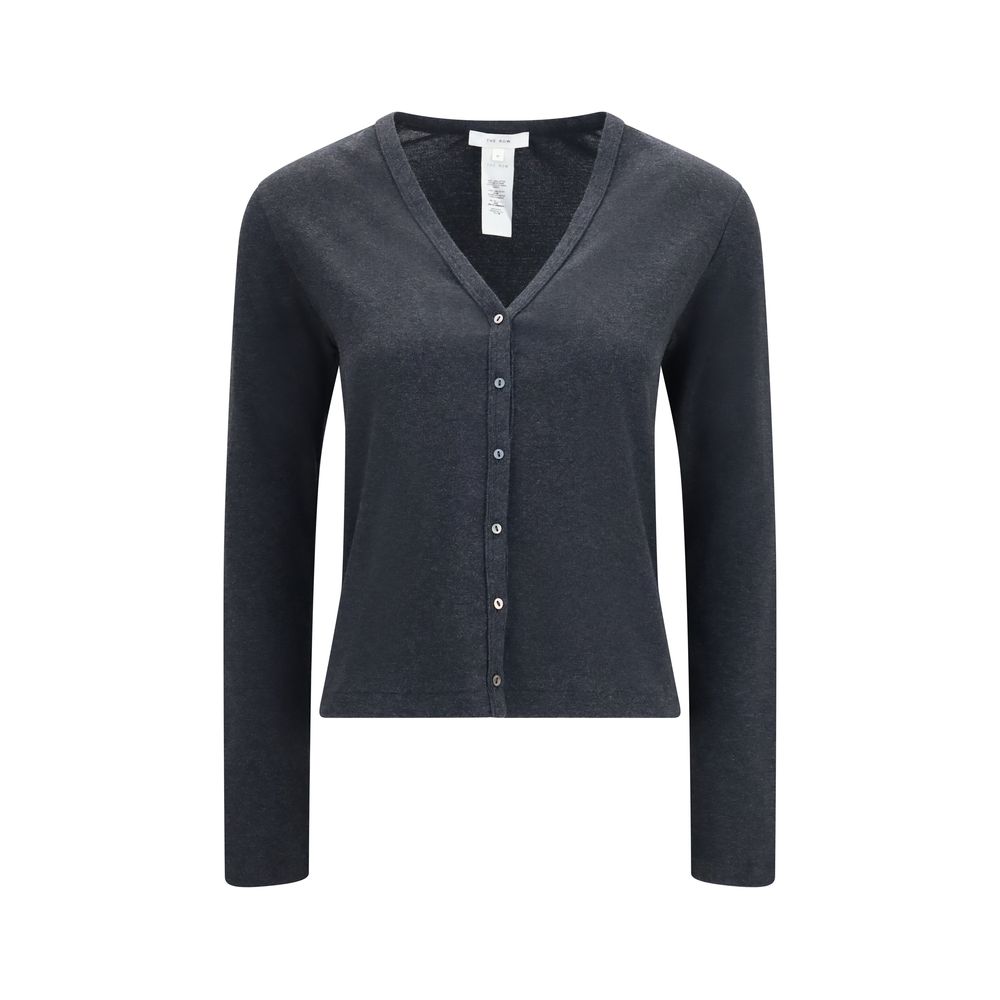 Gray Cotton Cardigan