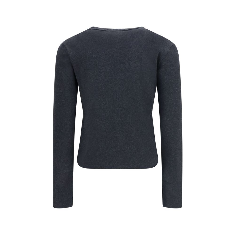 Gray Cotton Cardigan