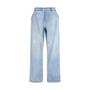 Blue Cotton Jeans Denim