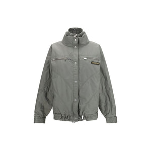 Gray Cotton Bomber