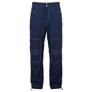 Blue Polyamide Men Pants