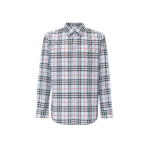Blue Cotton Dress Shirt