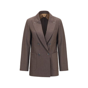 Brown Cashmere Blazer